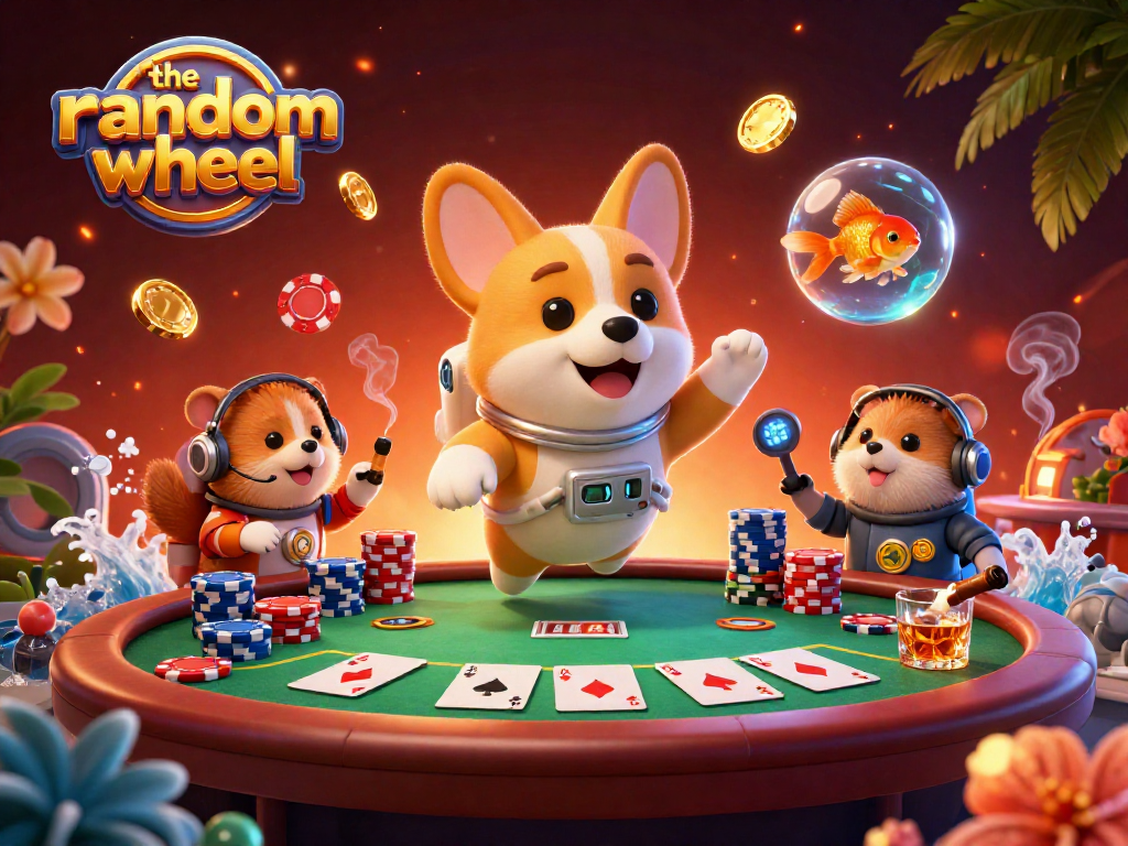 Spin the-random-wheel for thrilling chances to win with poker flair and cosmic fun!
