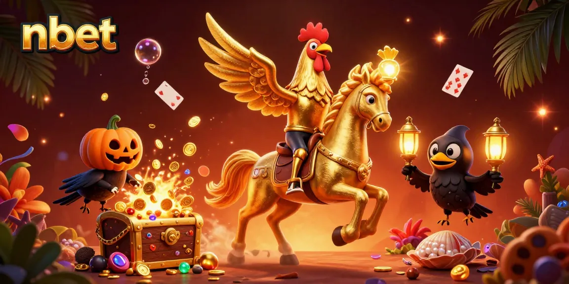 Experience nbet's thrilling gaming scene with vibrant characters and energizing casino elements.