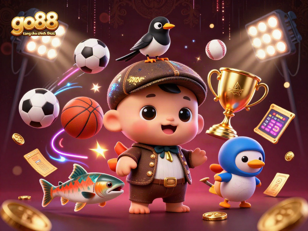 Experience the excitement with go88 trang chu chinh thuc as baby Nessie and friends dive into thrilling games!