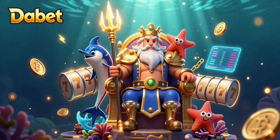 Dabet transforms the gaming experience with dynamic slot reels, vibrant crypto elements, and captivating visuals.