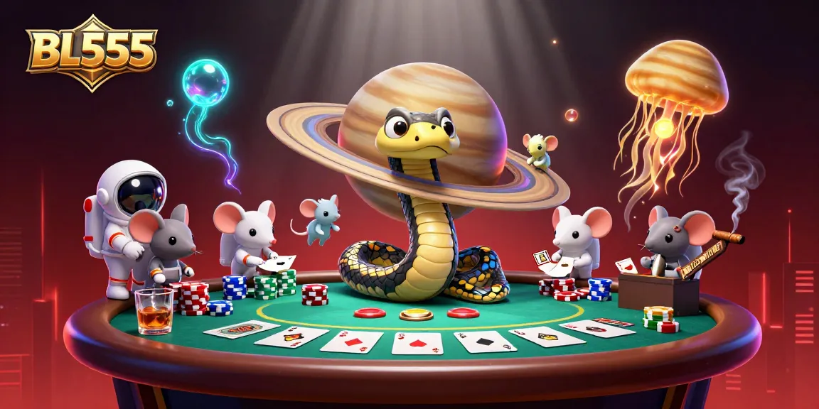 Betting on the cosmic roulette with BL555 as the snake coils around Saturn's rings