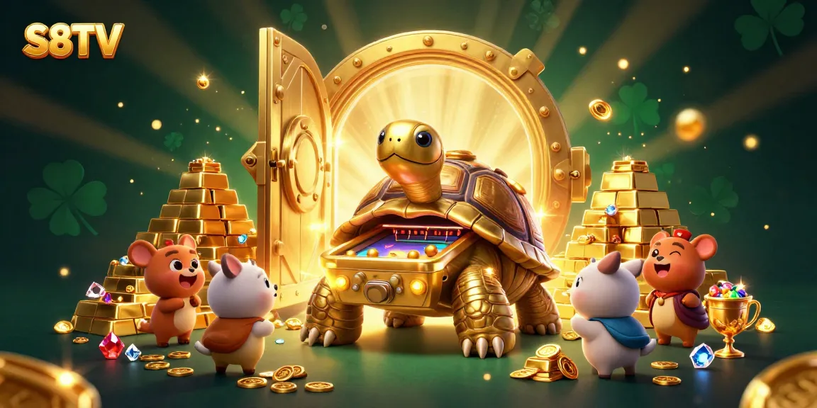 S8TV offers exciting sports betting entertainment with a vibrant, dynamic scene of playful characters.