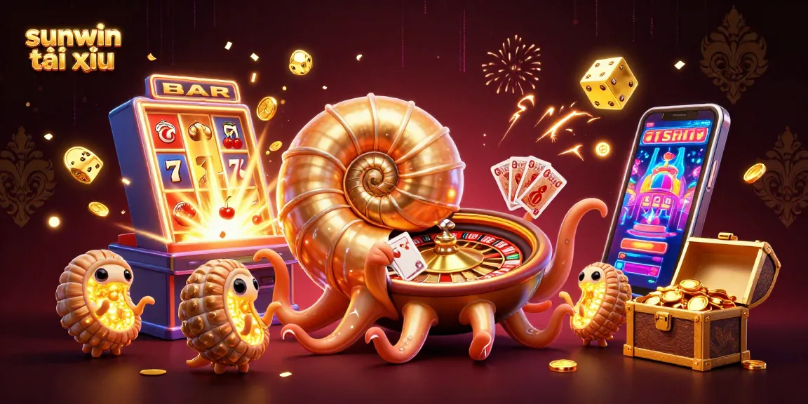 Engage in thrilling gameplay with sunwin tài xỉu and experience the excitement of giant nautilus casino illustration.